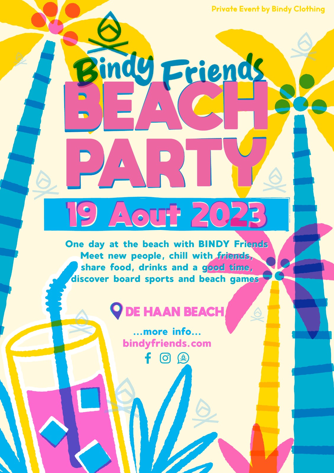 BINDY Friends Beach Party 2023 - event Belgische surfcultuur